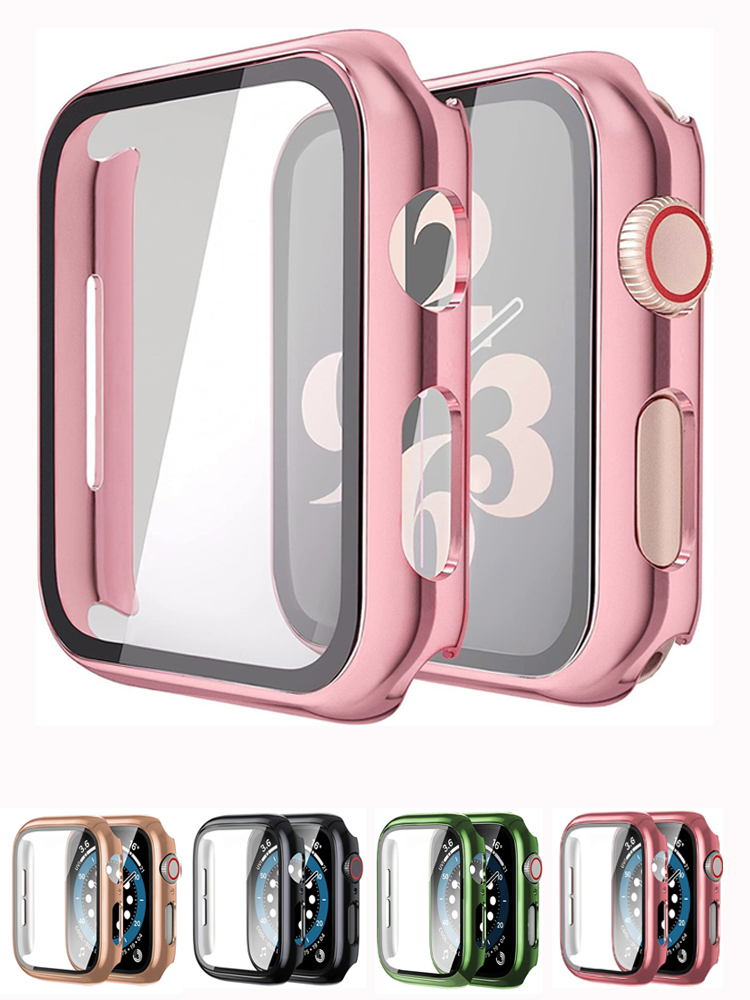 Smartwatch Watch Accessories For Women - Glas + Gehäuse für Apple Watch