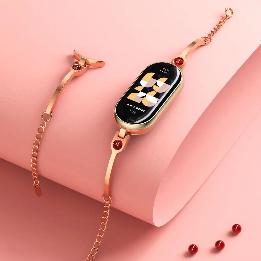 Smartwatch Watch Accessories For Women - Ersatzarmband aus Edelstahl für Xiaomi Mi