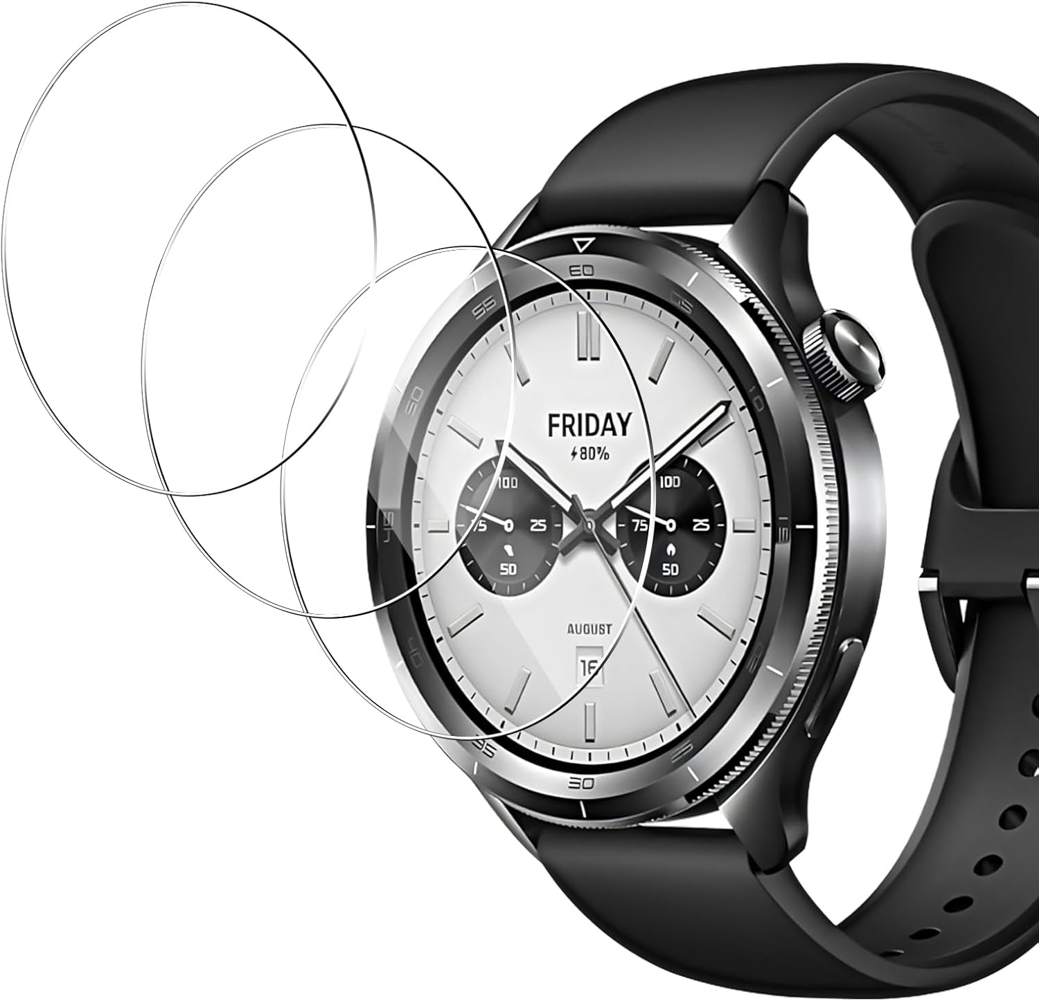 3PCS Gehärtetem Glas Smartwatc – Xiaomi Smartwatch S4 Accessories Bewertung und Preis