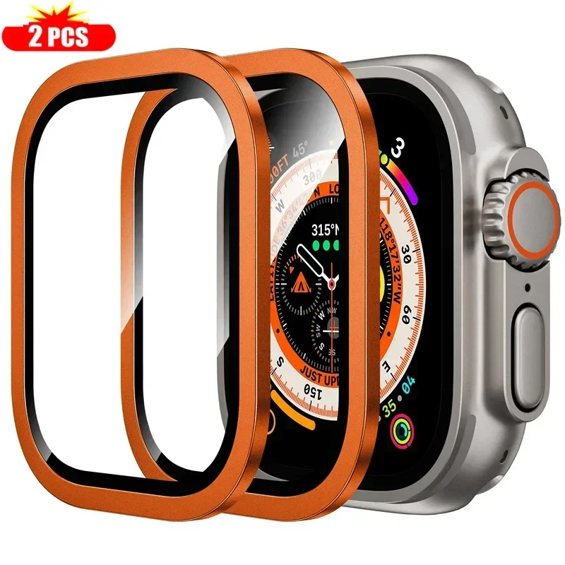 2PCS Titan Metallrahmen für Ap – Smartwatch Watch Accessories For Women Bewertung und Preis