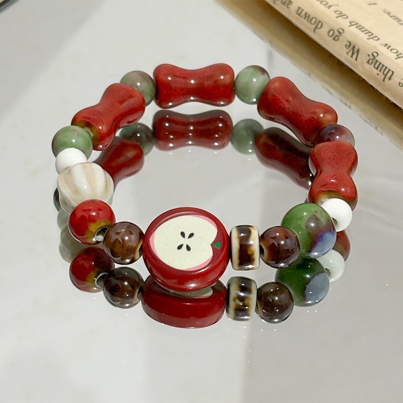 Retro Imitation Apfel-Keramikp – Ceramic Link Bracelet Bewertung und Preis