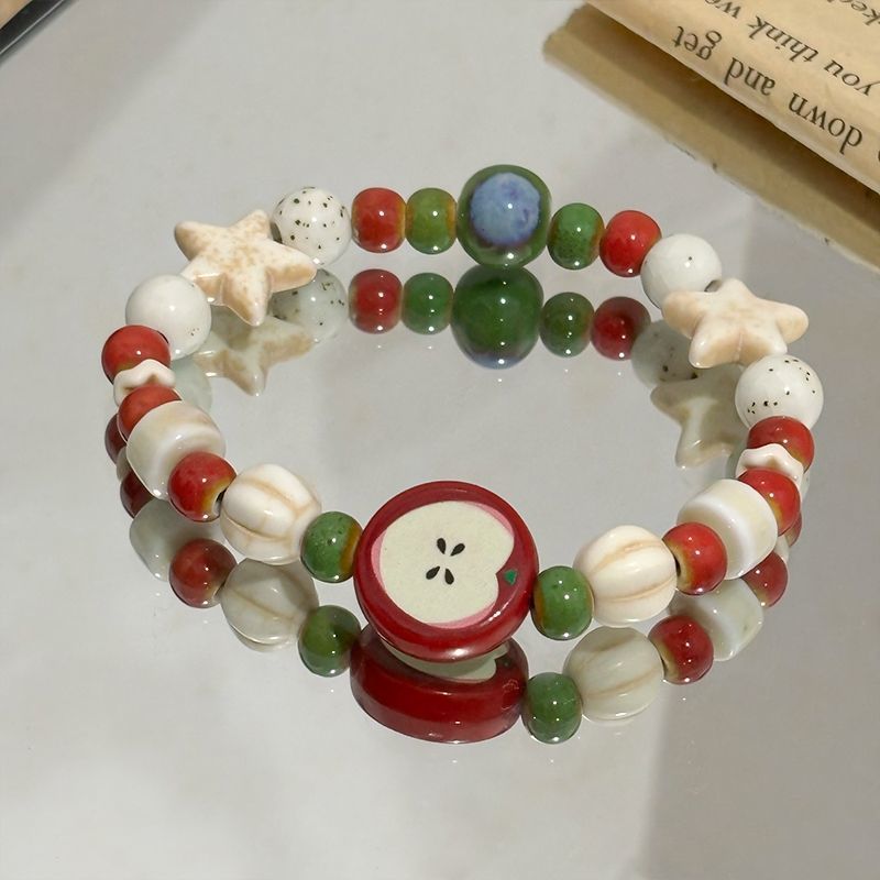 Retro Imitation Apfel-Keramikp – Ceramic Link Bracelet Bewertung und Preis