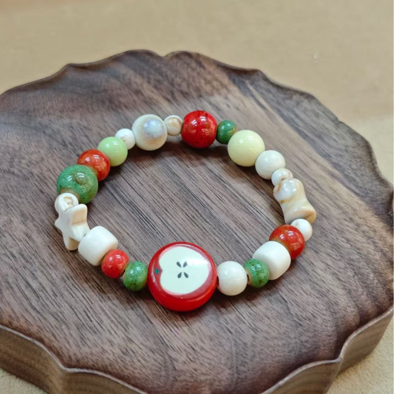 Retro Imitation Apfel-Keramikp – Ceramic Link Bracelet Bewertung und Preis