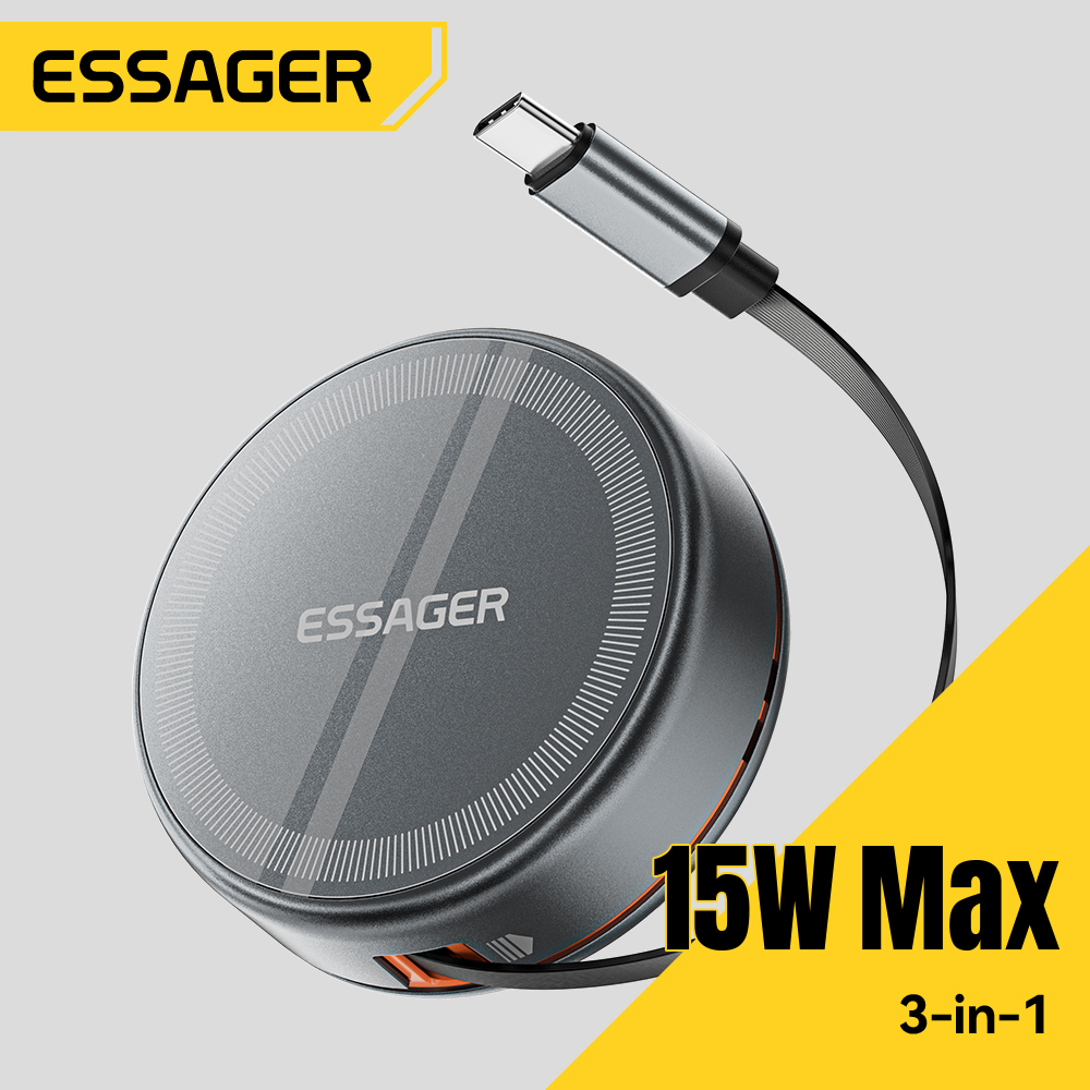 Essager 15 W 3-in-1 magnetisch – Wireless Charger Watch Bewertung und Preis