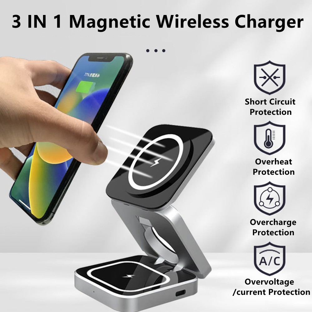 Faltbare magnetische drahtlose – Wireless Charger Watch Bewertung und Preis