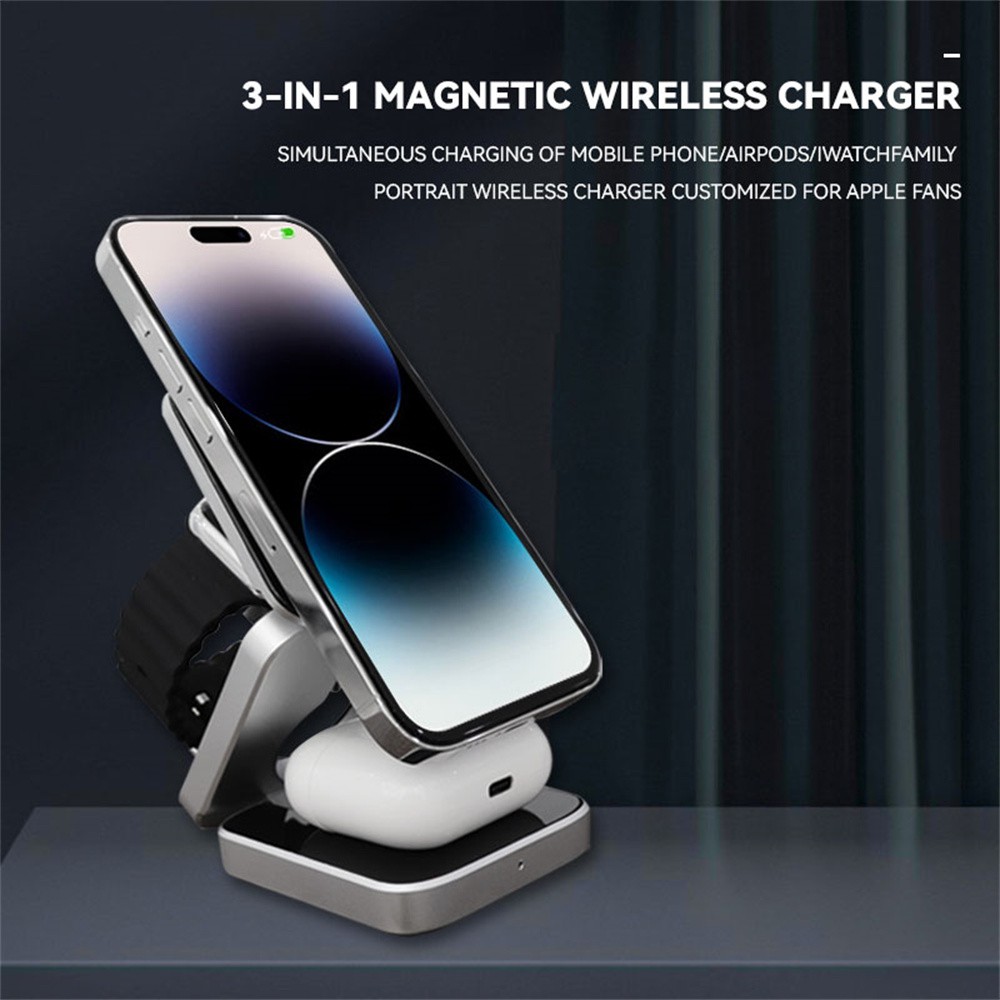Faltbare magnetische drahtlose – Wireless Charger Watch Bewertung und Preis