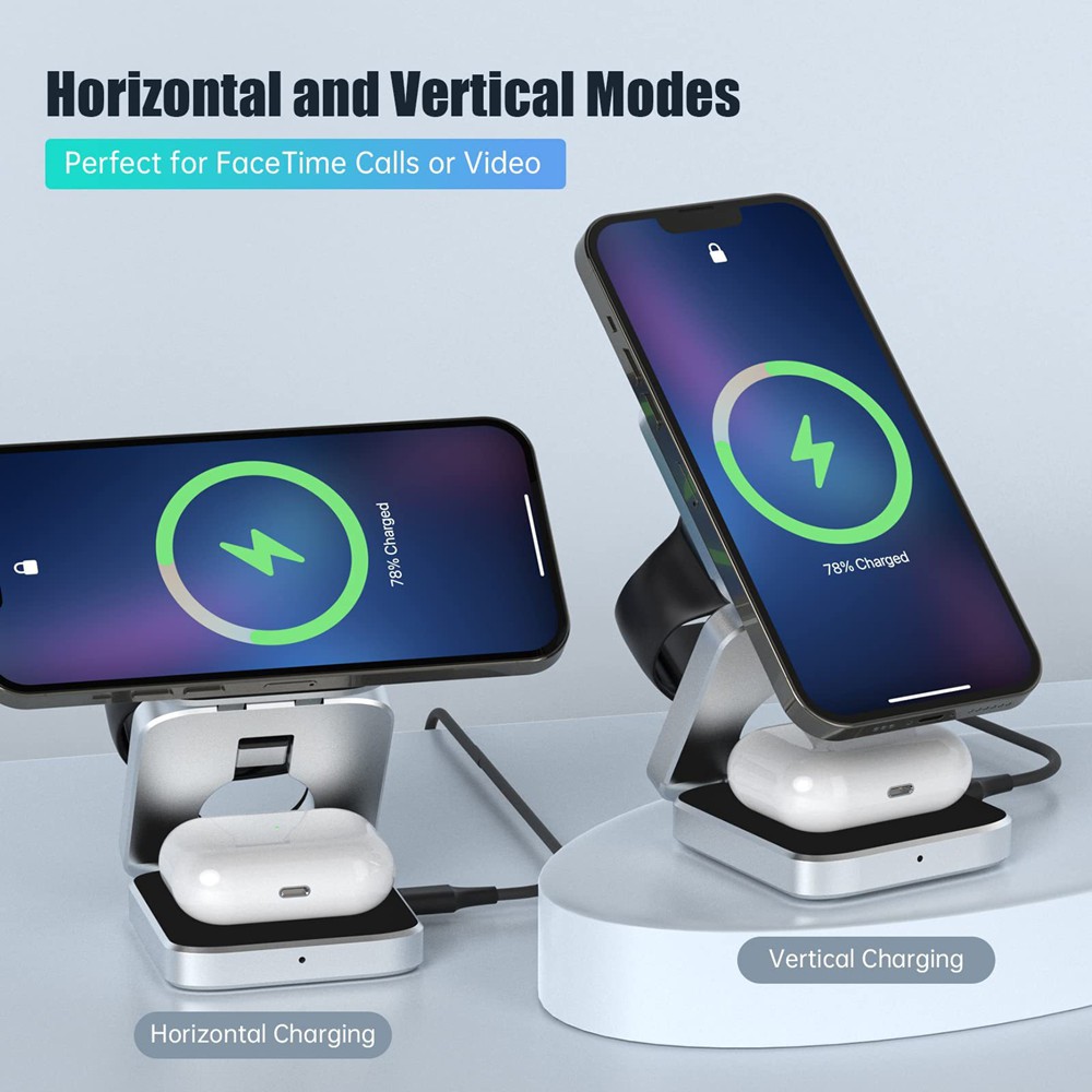Faltbare magnetische drahtlose – Wireless Charger Watch Bewertung und Preis