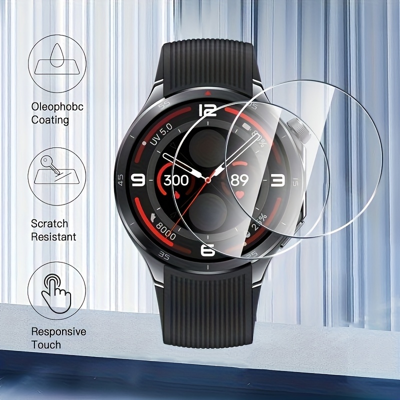 3PCS 9H Gehärtetes Glas Screen – Smartwatch Icon Bewertung und Preis
